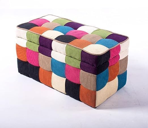 TOURSE収納ベンチ カラフルボックス 収納スツール ベンチ オットマン