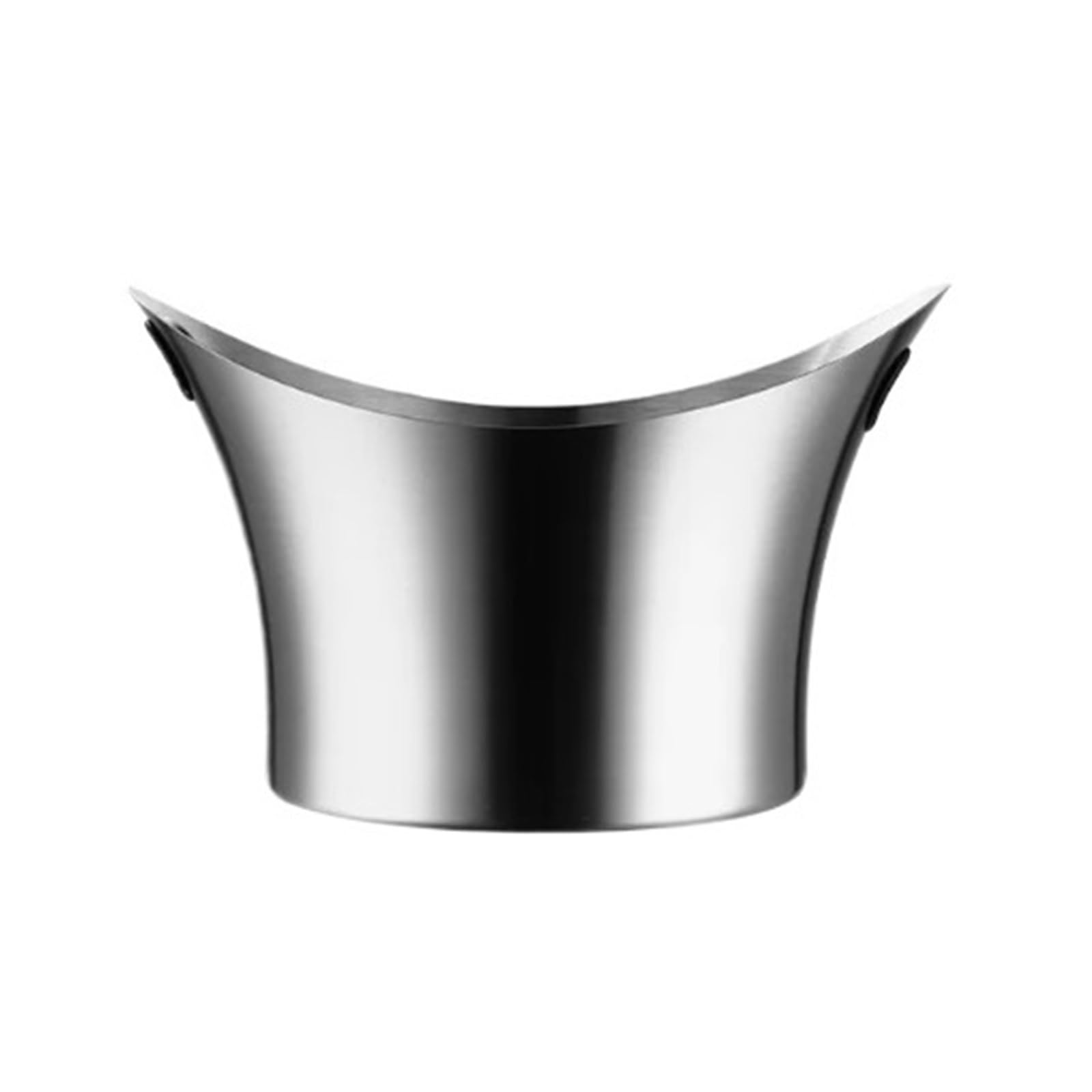 Secchielli per Il Ghiaccio Il Secchiello for Il Ghiaccio in Acciaio Inossidabile con Manico è for Le Feste Secchiello per Il Ghiaccio per Bar(Silver)