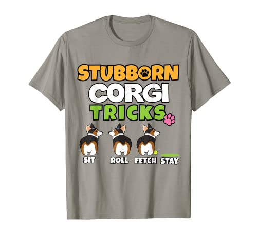 Truco de corgi tricolor para amantes de los perros Camiseta