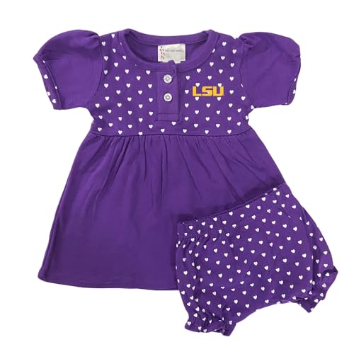 Image of Two Feet Ahead Baby Girl Hearts Dress with Bloomers Shorts Newborn Baby Sizes 0-3M 6M 12M