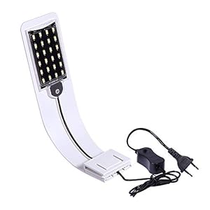 AILOVA – Lámpara LED para Acuario, rampa de iluminación para Plantas acuáticas de Agua Dulce, Ligera, luz para Acuario