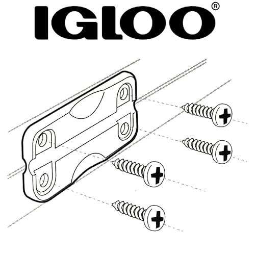 Igloo 24012 Plastic Hinges for Ice Chests (1-Pair), White, Standard Size, Contain UV Inhibitors - image 4