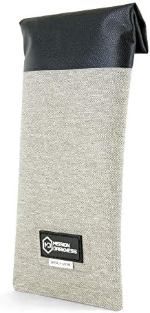 Mission Darkness Dry Shield Faraday Phone Sleeve // Slim Waterproof Dry Bag for Cell Phones + RF Shielding Liner // Signal Blocking, Anti-tracking, EMP Shield, Data Privacy, Electronic Device Security