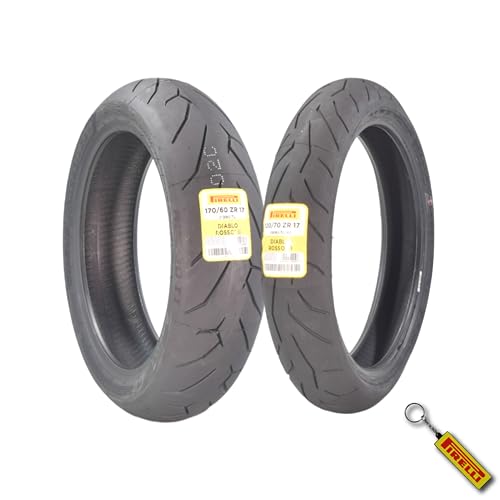 Pirelli Diablo Rosso II Motorcycle Tire Set