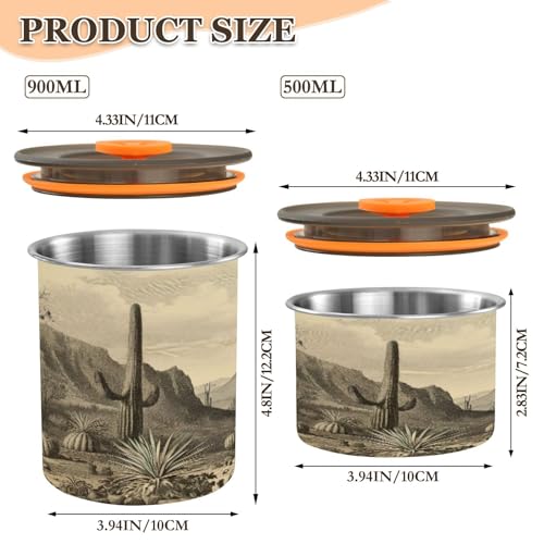 Blueangle Tupper Acero Inoxidable Hermético 900 ml miniatura 2