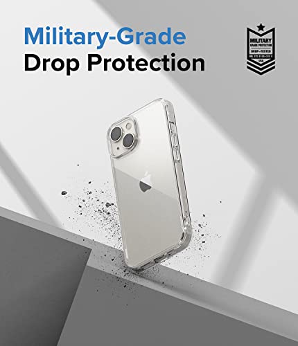 Image of Ringke Fusion Prevents Oily Smudges Compatible with iPhone 14 Case, Anti-Fingerprint Technology Easy to Hold Feels Velvety Soft Phone Cover for Women, Men - Matte Clear.