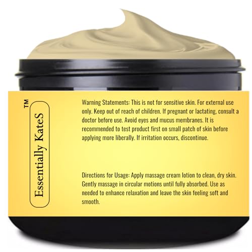 Image of Essentially KateS Arnica 5% Cream Lotion 4 Fl Oz - Frankincense Oil, Shea Butter, Ceramides 1, 3, 6II for Skin & Muscle Care