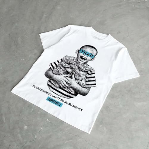 Image of DopeSkill Graphic Tee Streetwear Hip Hop Hypebeast Street Style Unisex T-Shirt Sneaker Colour Matching Shirts Swag Y2K Style