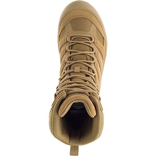 Merrell Men’s Strongfield Tactical 6” Waterproof Boots, Breathable & Comfortable Work Combat Hiking Shoes3