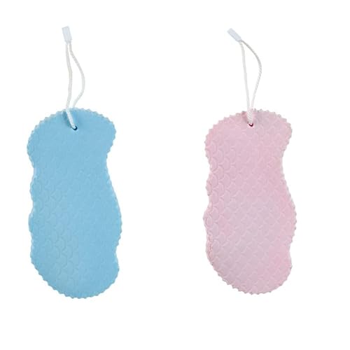 2個角質除去バススポンジ角質除去バスボディスポンジウルトラソフトマジックバススポンジ ソフトスポンジ バススポンジ 垢すりスポンジ PVA材質 超柔らかい シャワースポンジ あかすりスポンジ ボディスポンジ 角質除去 毛穴清潔 血行促進 お風呂用 子供用の