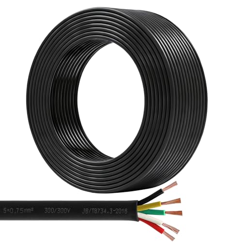 Cable de remolque de 5 núcleos y 20 m AOHEWEI para la instalación eléctrica de camiones