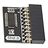 Tpm Module Tpm 2.0 Encryption Security Module PCB Tpm 2.0 Encryption Security Module 20Pin 2 10P Standalone Crypto Processor Tpm 2.0 Module for for Gigabyte for