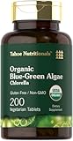 Carlyle Chlorella Blue Green Algae 250mg | 200 Tablets | Vegetarian, Non-GMO, Gluten Free Supplement | Tahoe Nutritionals