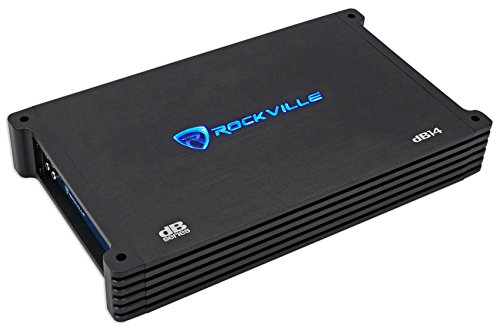 Rockville Db14 4000W Peak/1000W Rms Mono 2 Ohm Amplifier Car Audio Amp,Black #TOP2