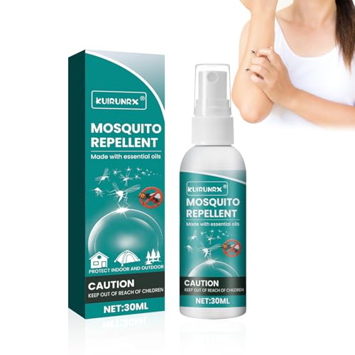 KUIRUNRX® Repelente de Insectos, Fórmula Natural, Protege de una Amplia Gama de Insectos Que pican, Incluyendo chinches de Cama