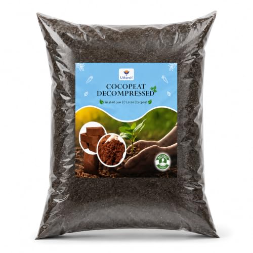 Image of Decompressed Cocopeat Powder - 5 Kg, Ready-to-Use Kerala's Coconut Husk Fibre for Home Garden & Potted Plants, Coconut Coir for Potting Soil Mix, 100% Natural Soil Conditioner, High Water Retention