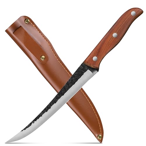 Plys Couteau a Desosser Jambon Cru Couteaux Japonais Cuisine Lame Forgeage