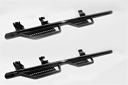 Ranch Hand Rsf171c1b41-3 Cab Length Black Round Nerf Step Bars