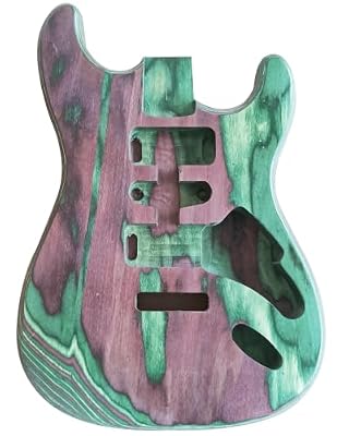 DIY Electric Guitar Body for Strat Guitar Accessory Engineered Wood Guitar Body Humbucker/Single/Humbucker H-S-H Precisely crafted artificial wood guitar body,