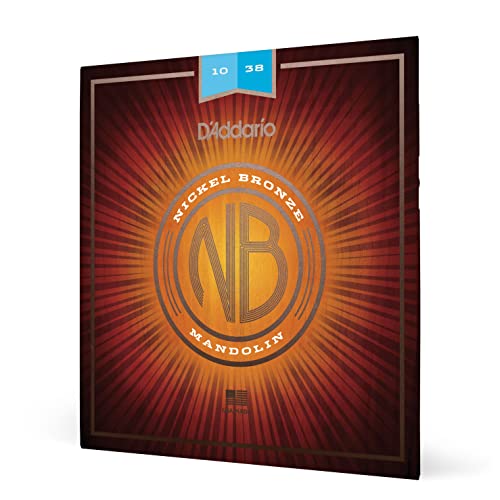 D'Addario NBM1038 Nickel Bronze Mandolin Strings Light 10-38