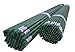 Produktbild DIXIE STORE PE-Beschichtete Stangen aus Metalldraht mit dunkelgrüner Ummantelung als Rankhilfe für Blumen Kletterhilfe für Gartenpflanzen Unten Angespitzt Länge: 150cm Ø 11mm 10 Stück in der Packung