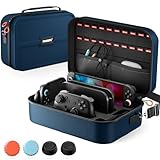 【Switch 2 ケース対応】 COOWPS switch 2 収納ケース 持ち運び便利 防水 防塵 防汚 耐衝撃 全面保護 ゲームカード20枚収納可能 大容量 な収納力 キャリングケース 【スティックカバー *4個付属】