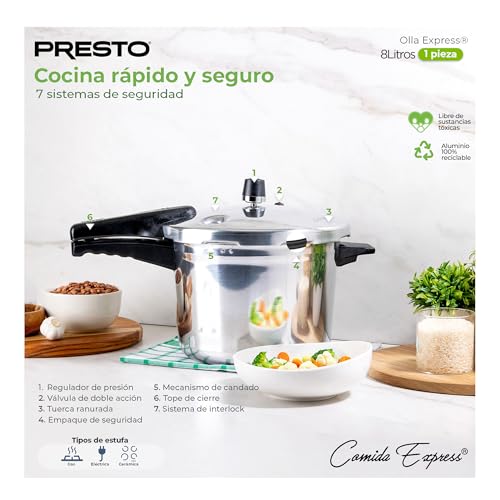 Opiniones de Olla Express Oster los 10 mejores. 24 Olla Express Oster marca Presto (3)