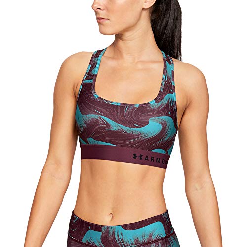 Preisvergleich Produktbild Under Armour Damen Armour Mid Crossback Sport Bra, Violett, Medium