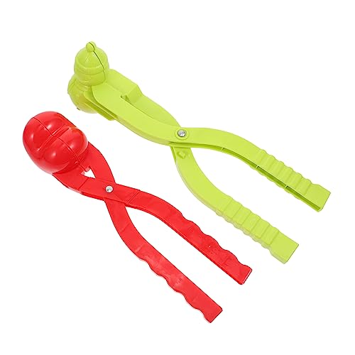 Milisten 2 Piezas Clip de Bola para Hacer Juguetes de Pinzas con Diseño de Corazón y Muñeco de Familiar para Invierno y Batallas Color Aleatorio