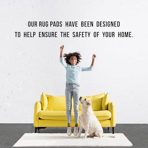 Slip-Stop Tapete PAD, poliéster, branco, 12X18