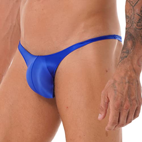 Men's Swim Briefs Sexy Bikini Thongs Swimwear Glossy Low Rise Hipster Panties Cheeky Knickers3