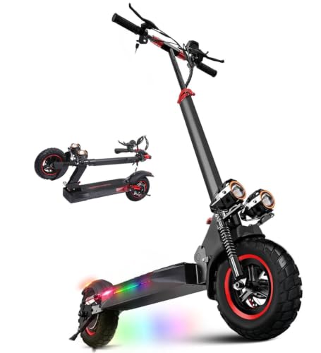 MIWEN 800W Trottinette Électrique Adulte - 10' Tout Terrain Trotinette Electrique Pliable Autonomie 40-45KM,Batterie 48V 15Ah Escooter Double Suspension Double Frein Scooter Charge 150kg