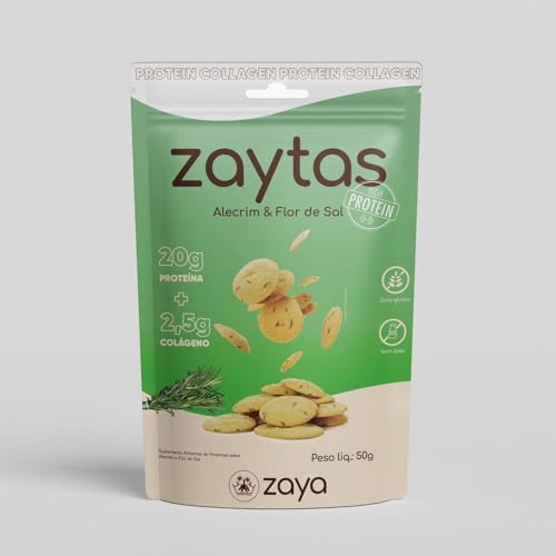 Snacks Zaytas Proteico Alecrim e Flor de Sal 50g