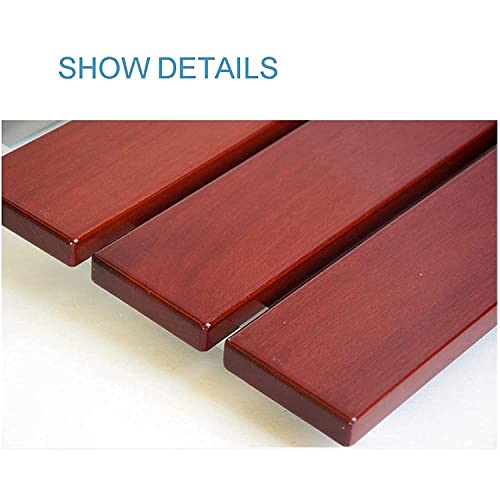 Chaise de douche ergonomique rabattable avec support mural robuste - 6