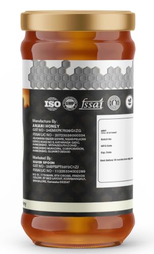 Image of Indu Foods Blackseed Honey, 100% Virgin Raw & Natural, Organic, 750 g