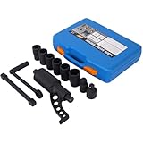 AMZSTAN Torque Multiplier Lug Nut Wrench Set – Labor Saving Torque Wrench with 8 Cr-V Sockets (24–38mm), 1:58 Gear Ratio Heavy-Duty Tool for Semi Truck, RV, Trailer, Bus, with Carrying Case