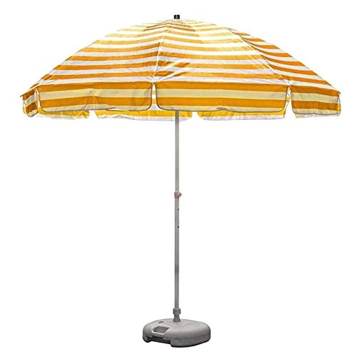 Parasols pies Beach a rayas para patio exterior y tardes de verano