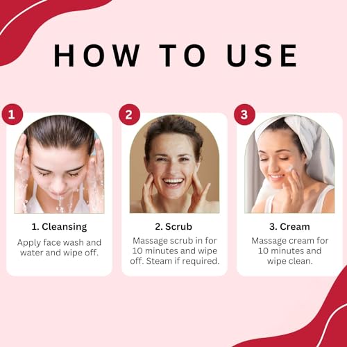 Image of Aroma treasures Strawberry facial kit - for all skin type (One time use)
