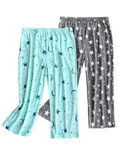 Image of ENJOYNIGHT Women's Capri Pajama Pants Lounge Causal Bottoms Print Sleep Pants