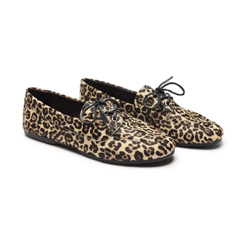 Image of C.Paravano Women Suede Leather Loafers Slip-ons Moccasin Boat Shoes Flats | Feels like a second skin, Soft, Comfortable, Lightweight, Easy to walk,Cushioned insole