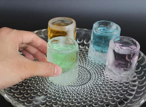 Molde de silicona para 12 vasos de hielo tipo shot miniatura 2