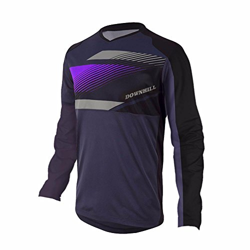 UGLY FROG Bike Wear Atmungsaktiv Trendy Herren Downhill/MTB Jersey Mountain Bike Shirt Fahrradtrikot Langarm Freeride BMX Frühling Top MF08