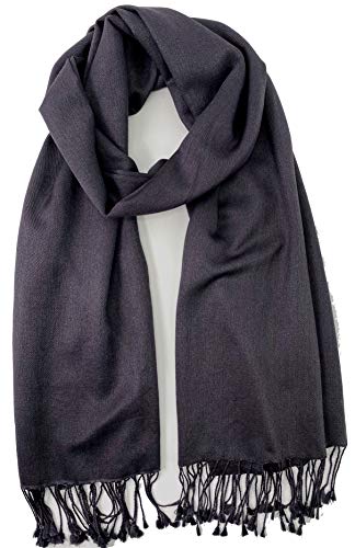 Pashmina/Silk Shawl Black