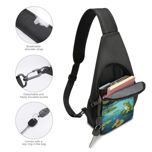 Mochila tipo bandolera deportiva para senderismo y viaje miniatura 4