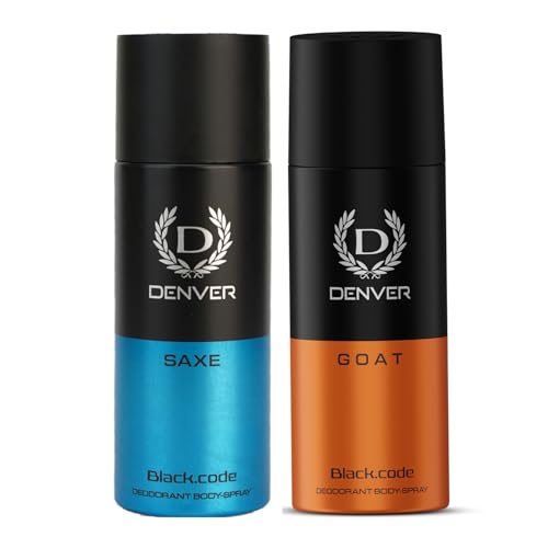 DENVER GOAT and Saxe Deo Body Spray – For Men (300 ml, Pack of 2)