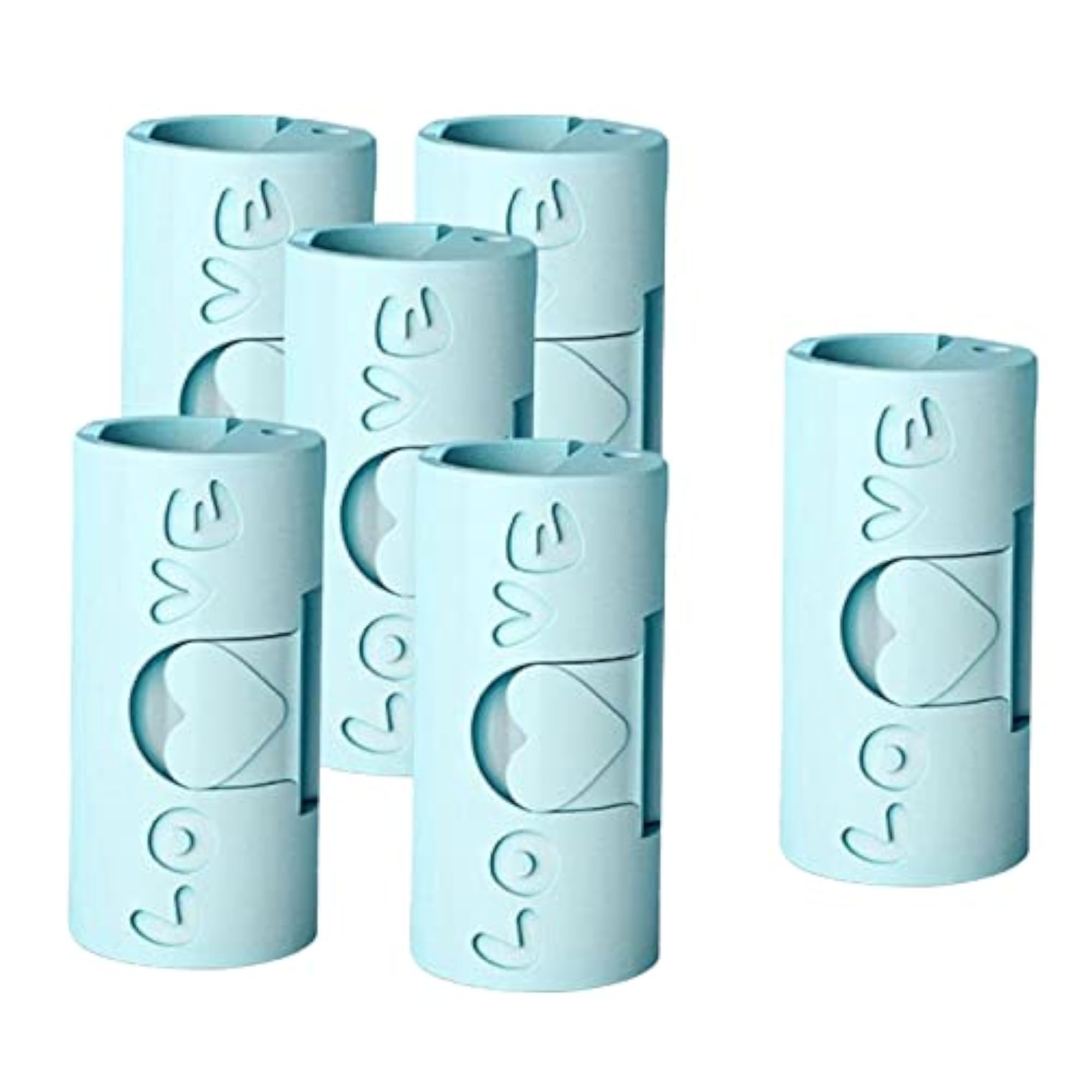 5x6 Pieces Multipurpose Bed Sheet Fixed Clamp, Blue