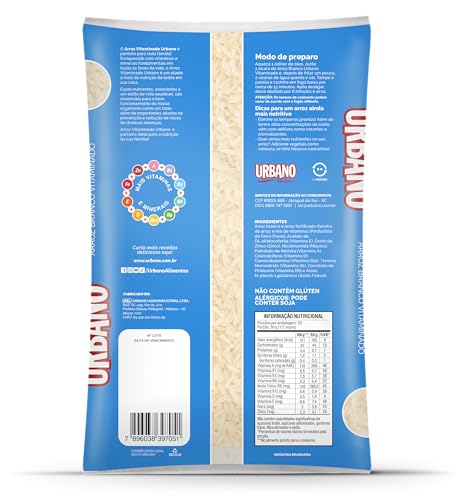 Urbano, Arroz Branco Vitaminado - 1kg