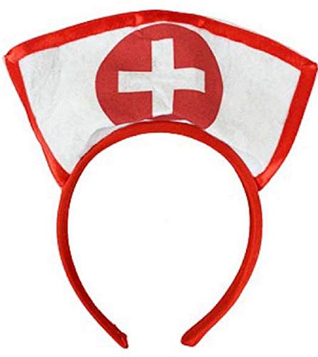 Funny 1 Serre Tete Infirmiere Coiffe Adulte Sexy Coquin Fete Anniversaire Deguisement