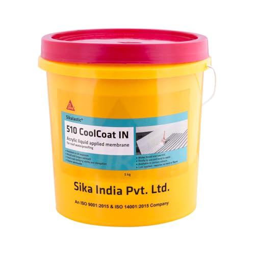 SIKA - Cool Roof - Sikalastic-510 CoolCoat in, Grey - Acrylic Liquid Applied Membrane for roof Waterproofing Solution - Ready to use - Easy to Apply - Water Based - 5kg (B0D2Y7N3BN) Amazon Price History, Amazon Price Tracker