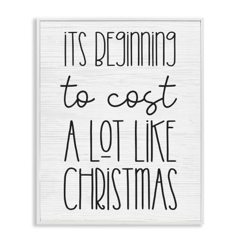 Christmas Humor Plaid Holiday, 24 x 30 Inch Framed Giclée Print
